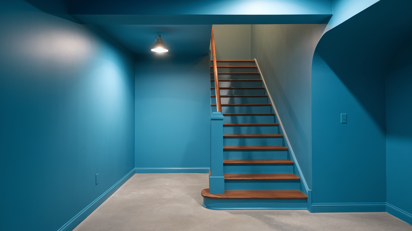 a-Blue_Shades_for_Basement_Walls