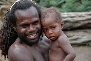 Father and pikinini