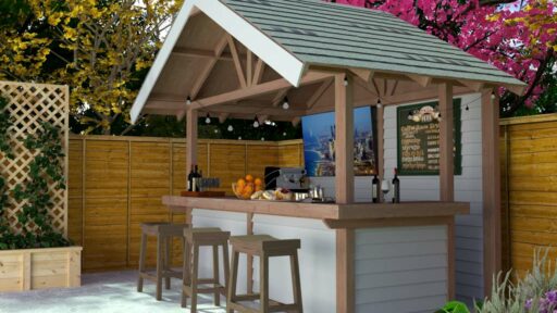 20 outdoor bar plans with roof