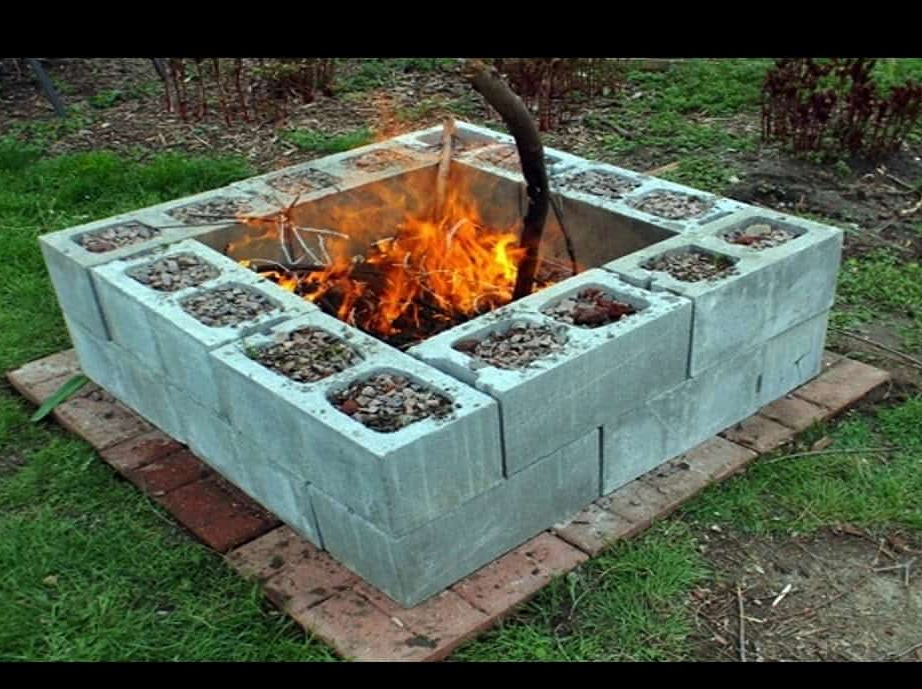 Cinder Block Garden Fire Pit