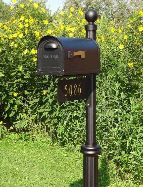 Fancy Metal-Accented Mailbox
