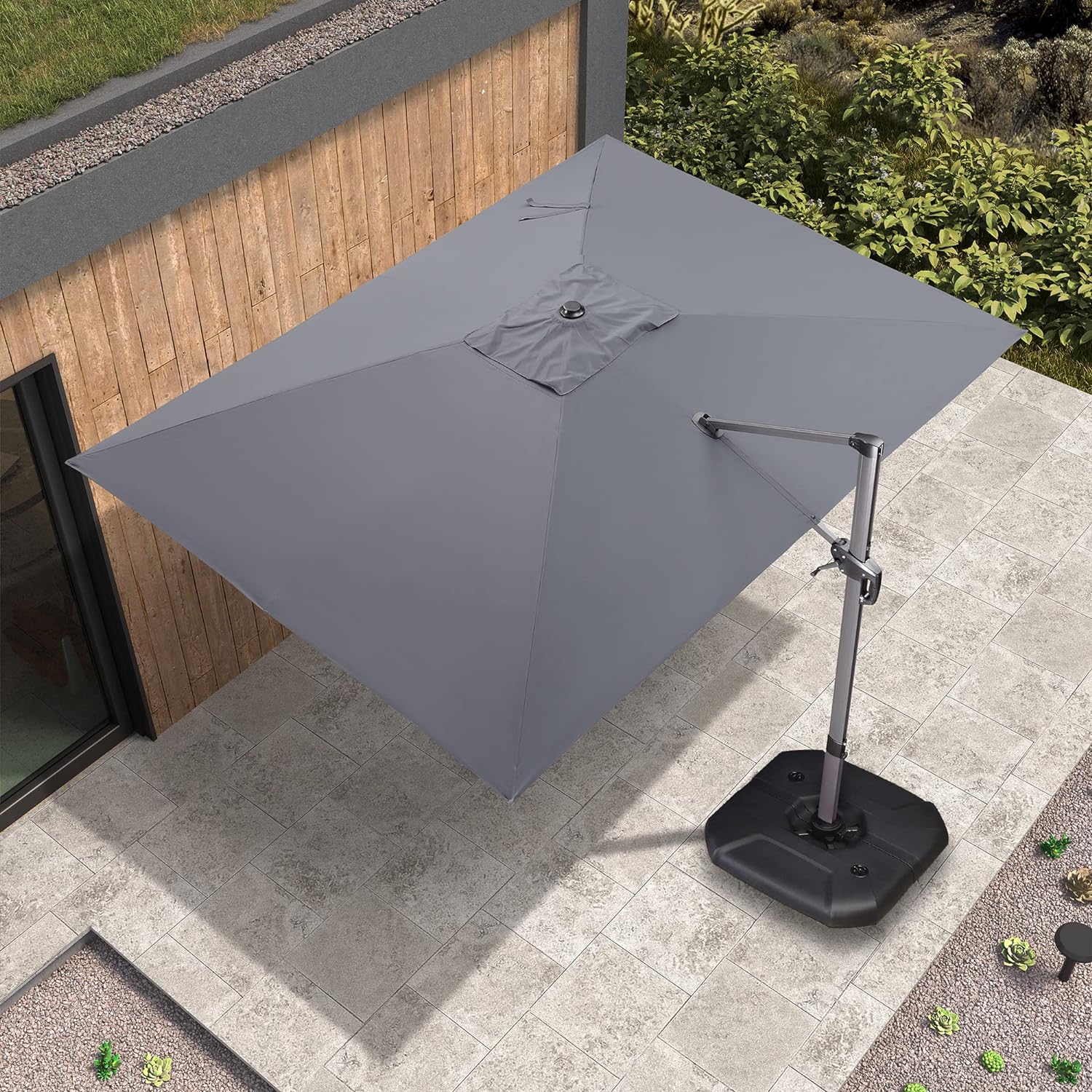 Outdoor Bar Plans with Roof Umbrella