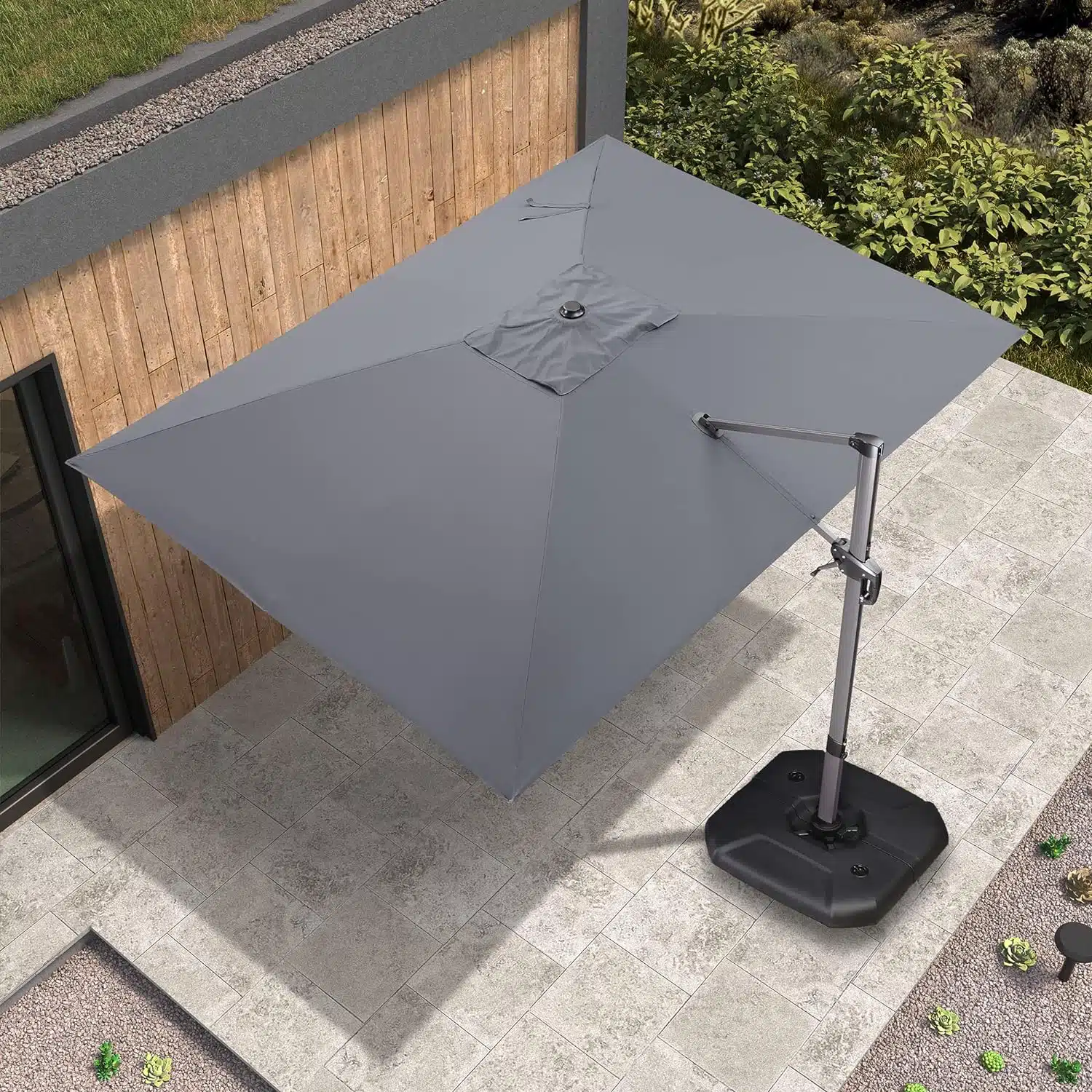 Outdoor Bar Plans with Roof Umbrella