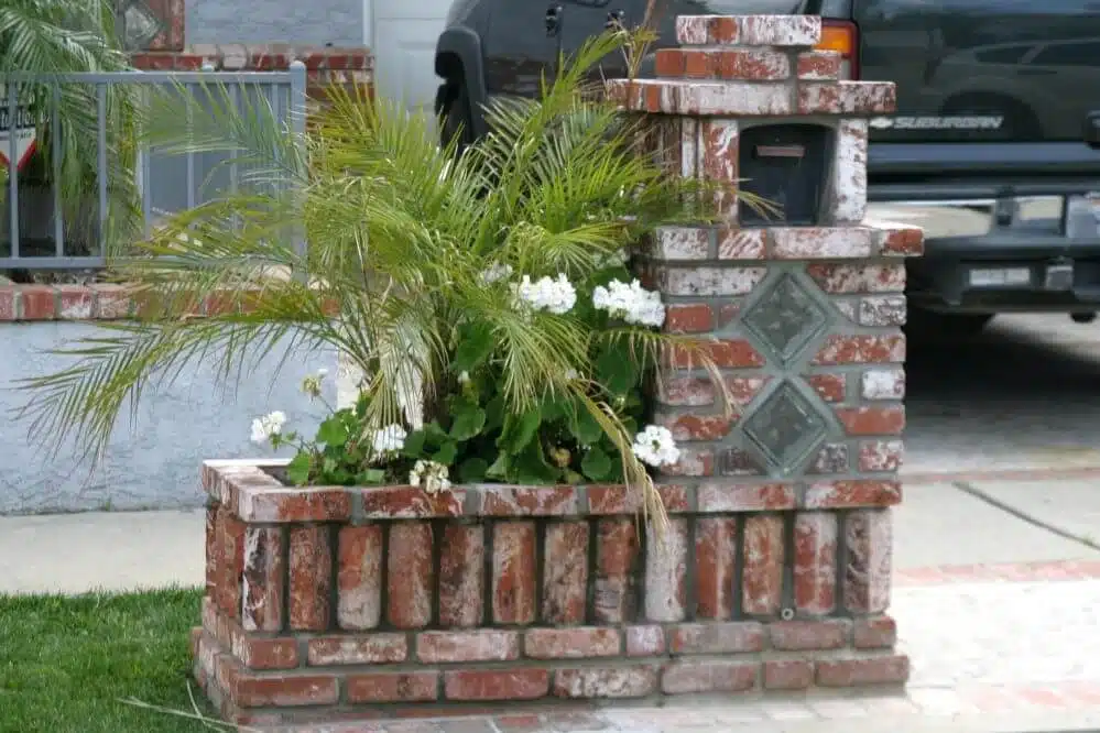 Quirky Brick Mailbox Planter