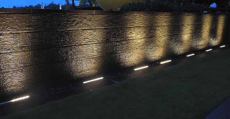 Recessed Floor Lights for Fence