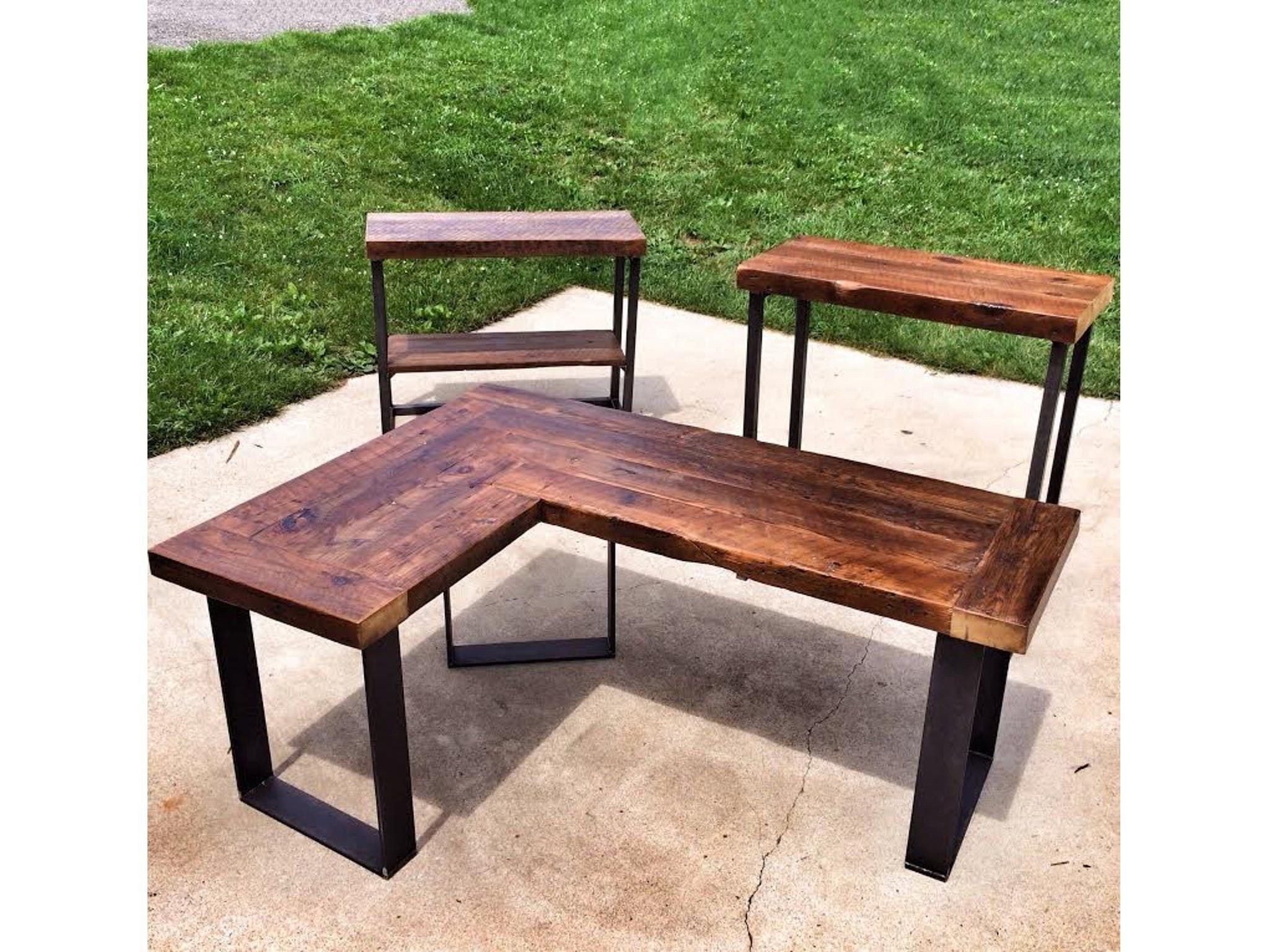 Recycled L Desk