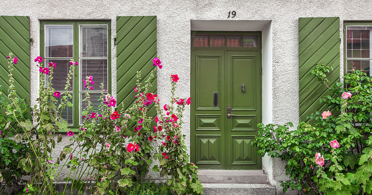 Amazing Green Front Door Ideas