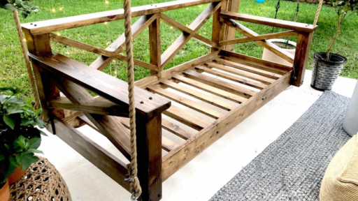 DIY Porch Bed Swing Plan with Easy-To-Follow Steps