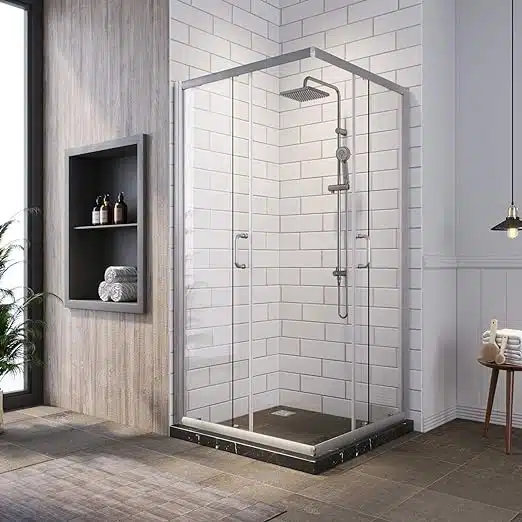 Sunny Shower Corner Shower