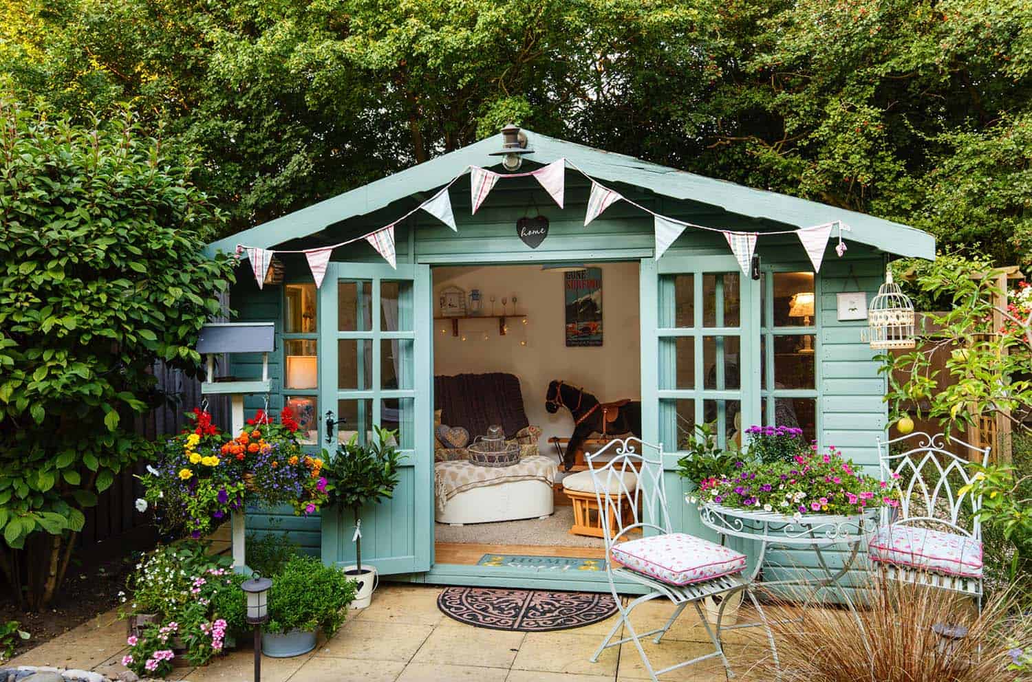 A Small Getaway She Shed with Porch