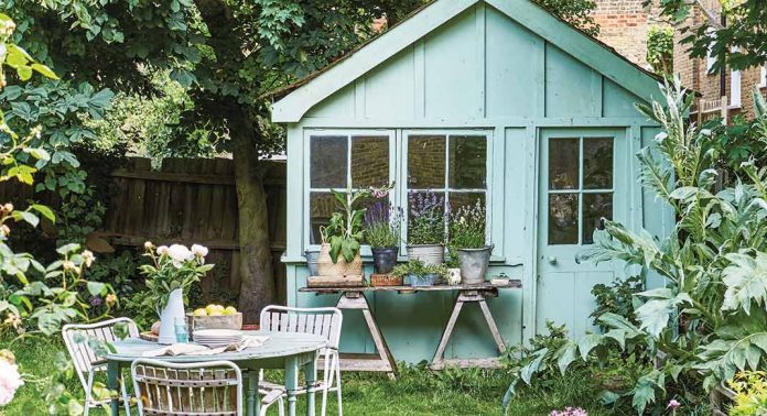 A Vintage She-Shed with Porch