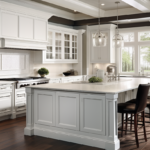 Elegant White Paints for Kitchen Cabinets