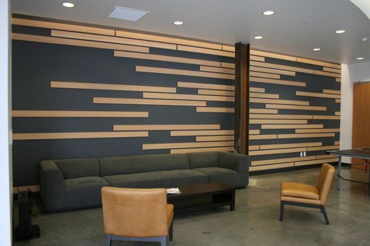 Mid-Century Wood Accent Wall