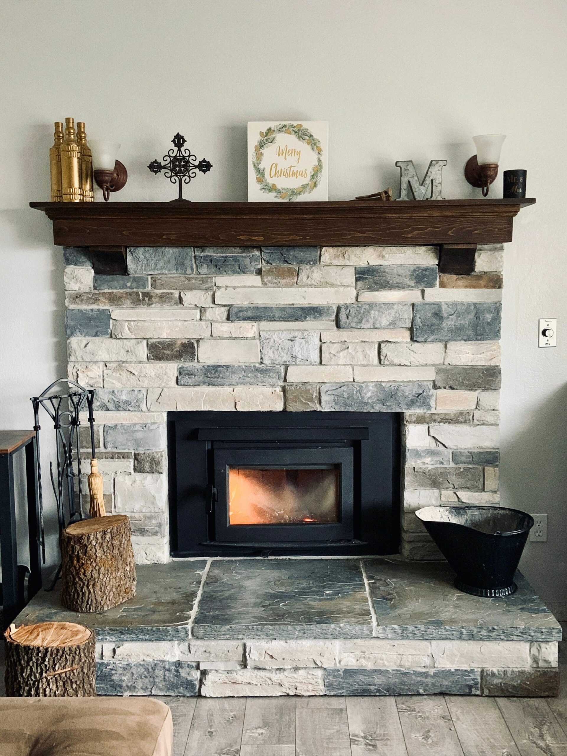 Pay Attention to Texture of The Fireplace Wall