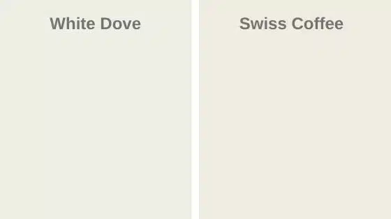 Swiss Coffee Vs. White Dove