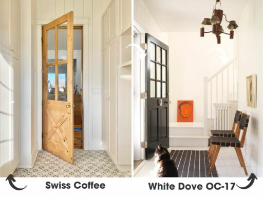White Dove vs Cloud White White, Swiss Coffee Pure White,
