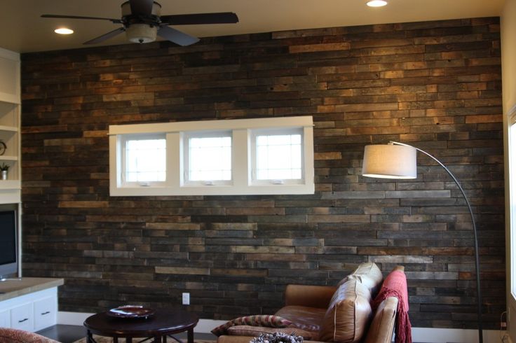 Wood Tile Accent Wall