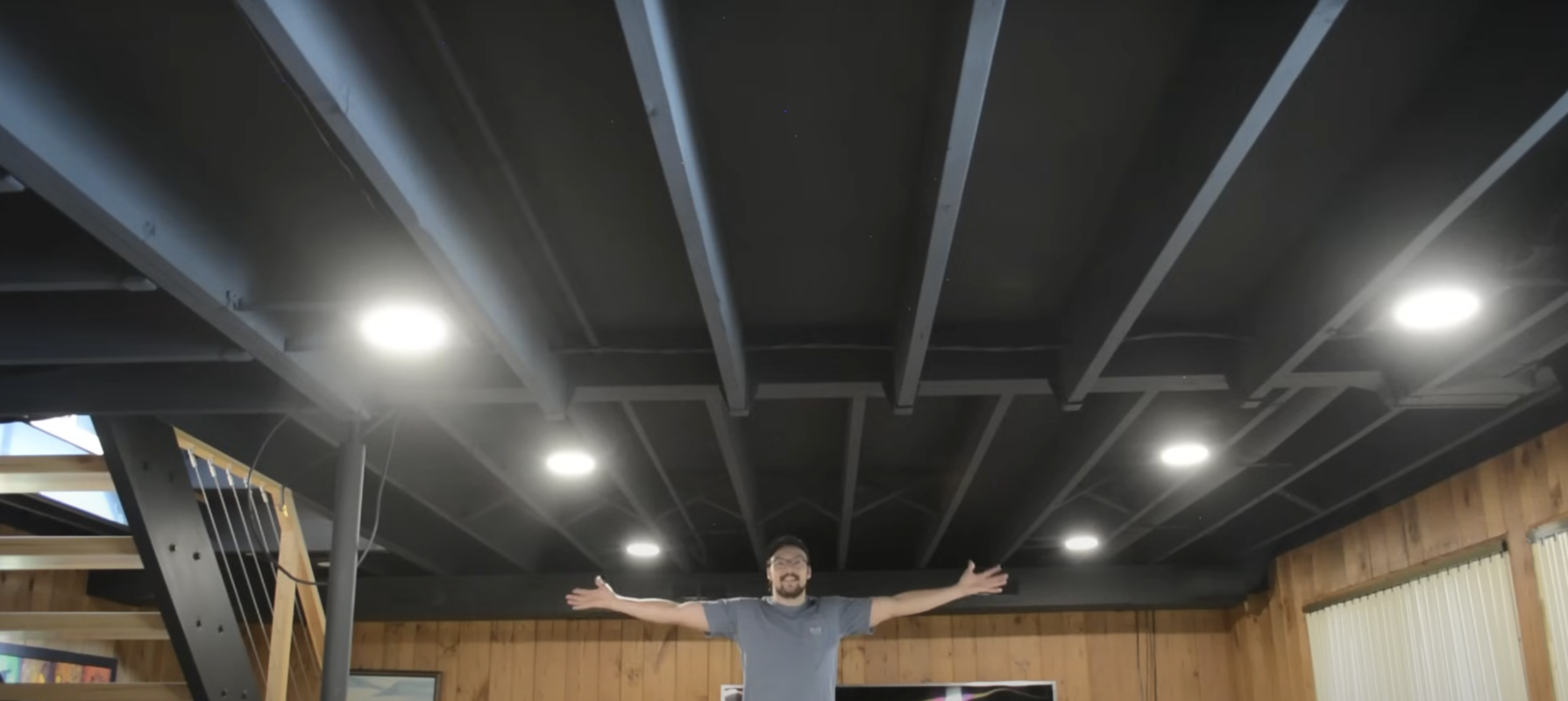 Step-by-Step Guide to Painting a Basement Ceiling Black (1)