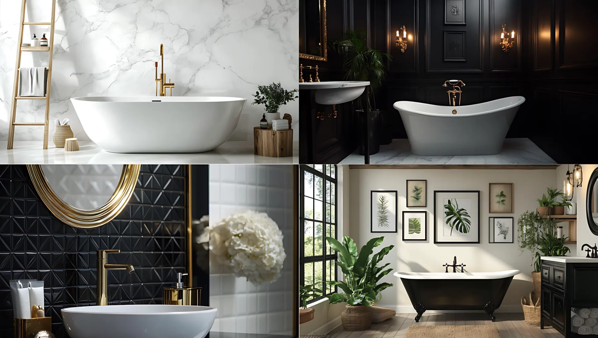 Find stunning black-and-white bathroom ideas that blend grace with modern charm. Upgrade your space with timeless designs and stylish decor tips.