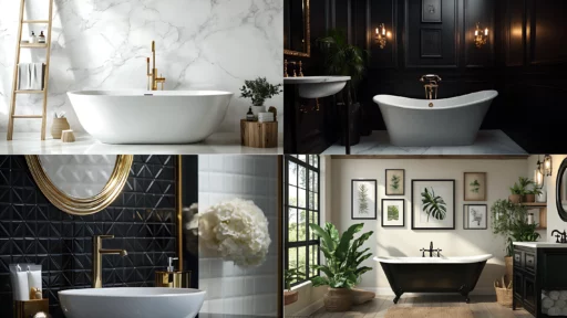 Find stunning black-and-white bathroom ideas that blend grace with modern charm. Upgrade your space with timeless designs and stylish decor tips.