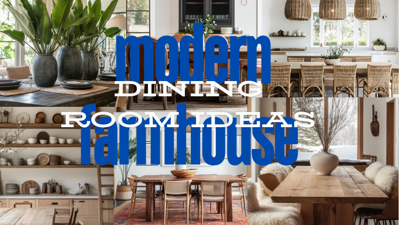 modern farmhouse dining room