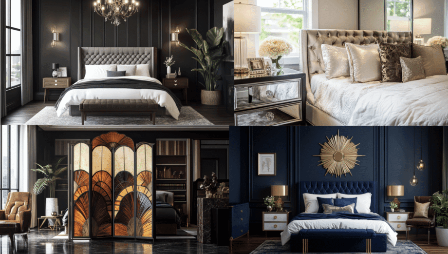 30 Art Deco Bedroom Ideas to Try This Year - Enthralling Gumption