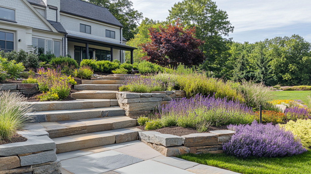 natural stone steps diy