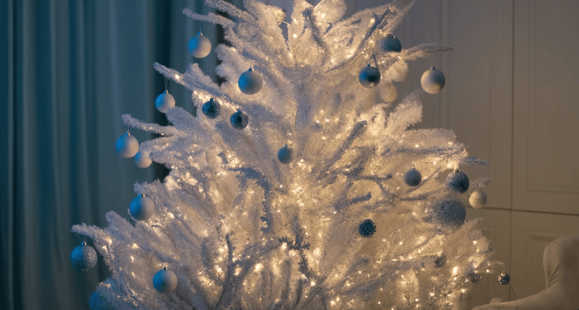 Baby Blue and Pearl White Decor