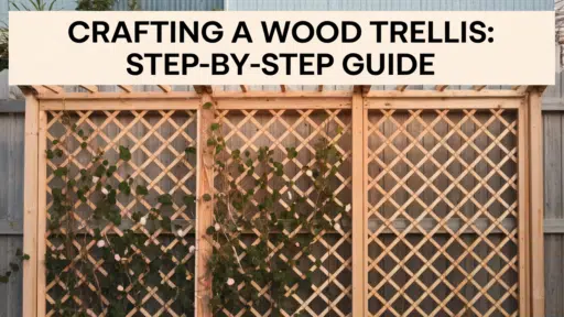 Crafting a Wood Trellis: Step-by-Step Guide