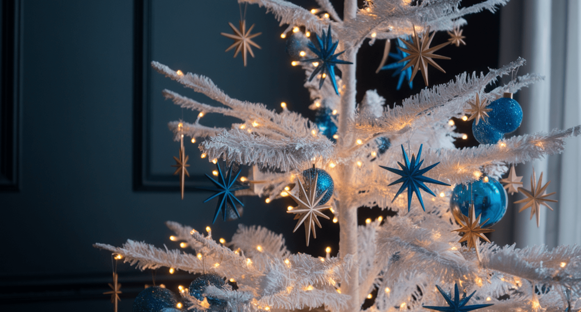 Starry Night Blue and Gold Theme