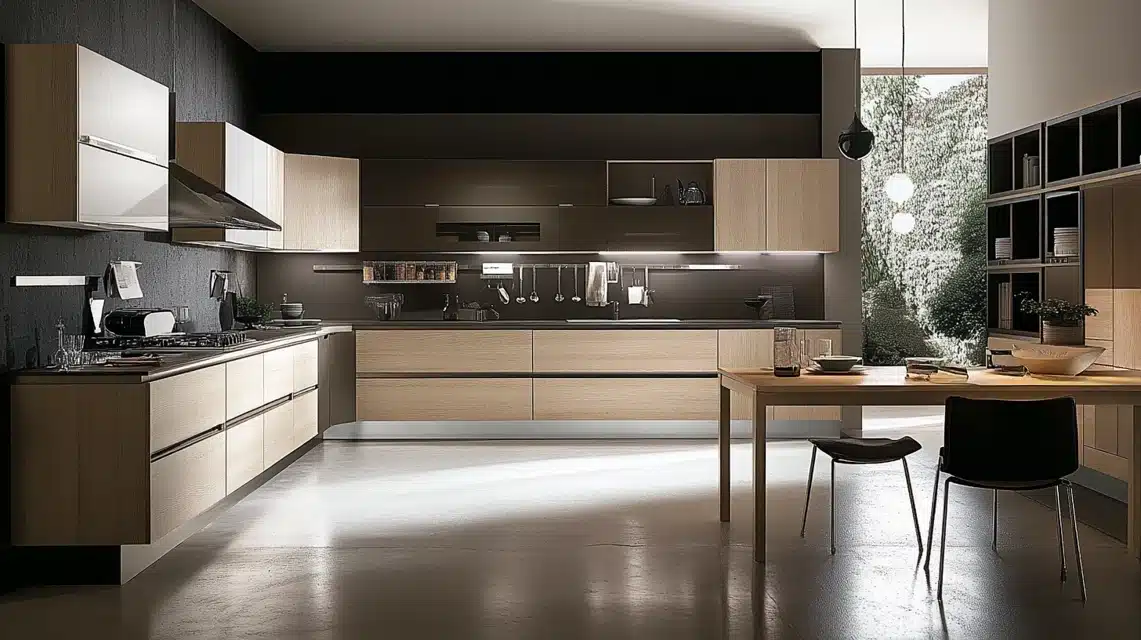 Using mushroom colors in kitchen design...