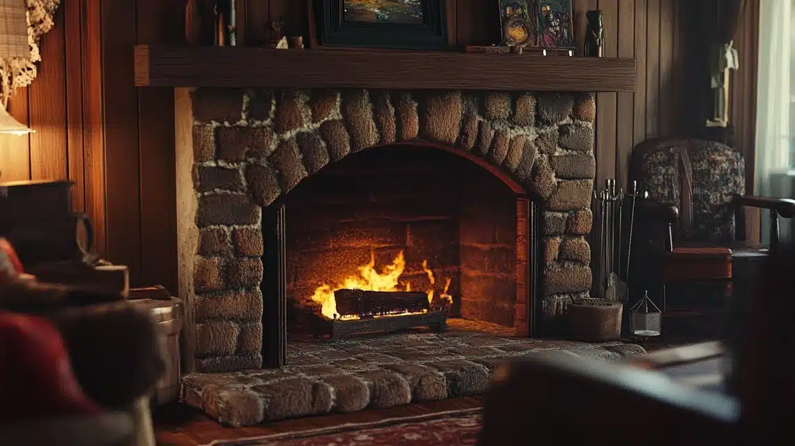 Beginner #39 s Guide To Paint a Stone Fireplace from Scratch Enthralling