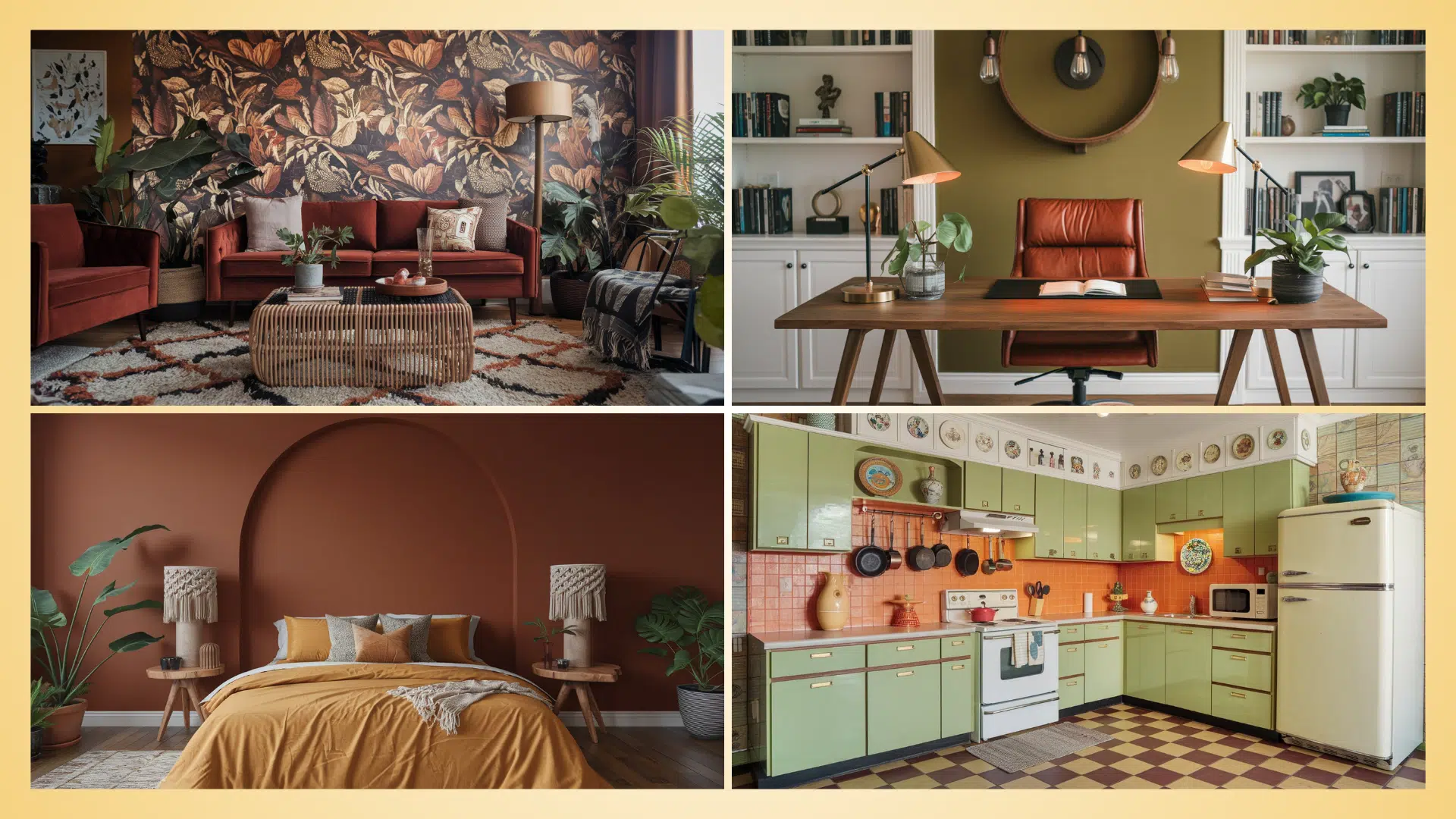 Bringing 70s Colors into Your Home