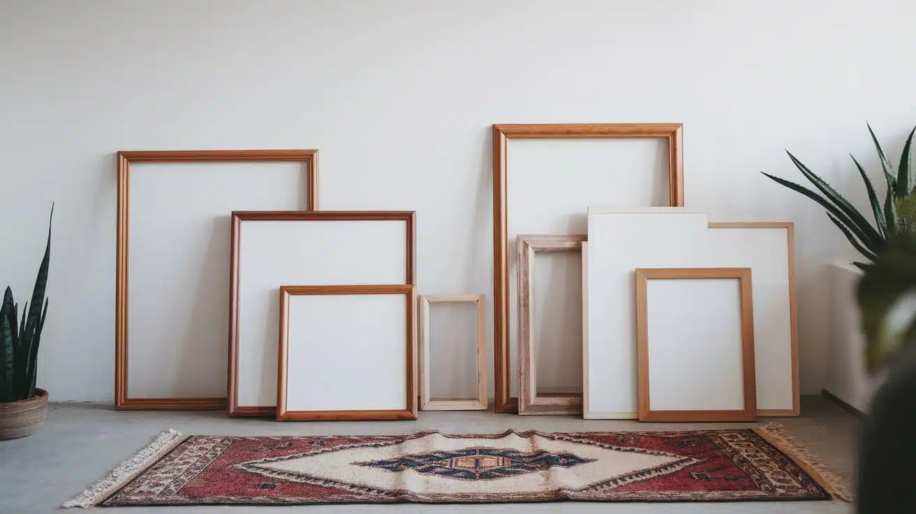 Clean-Lined Wooden Frames