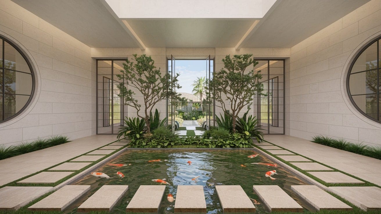 Koi Pond Entry