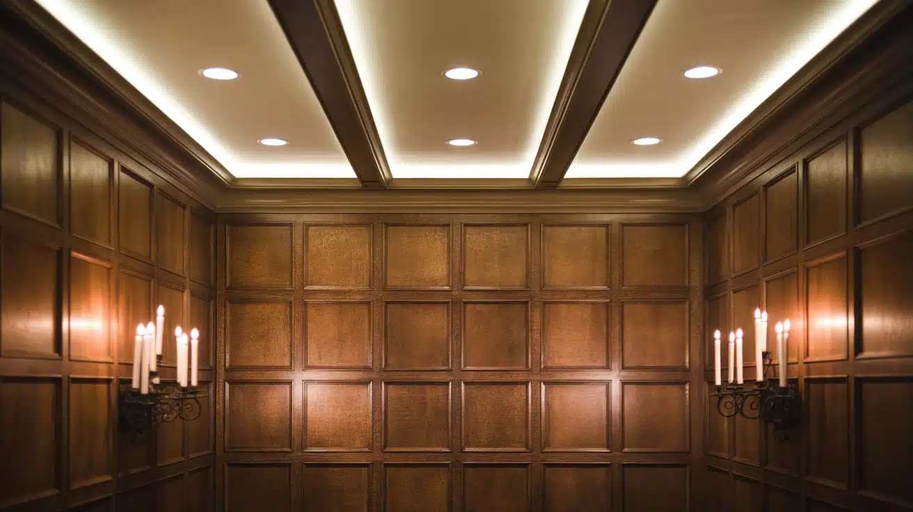 Panelling with Lighting