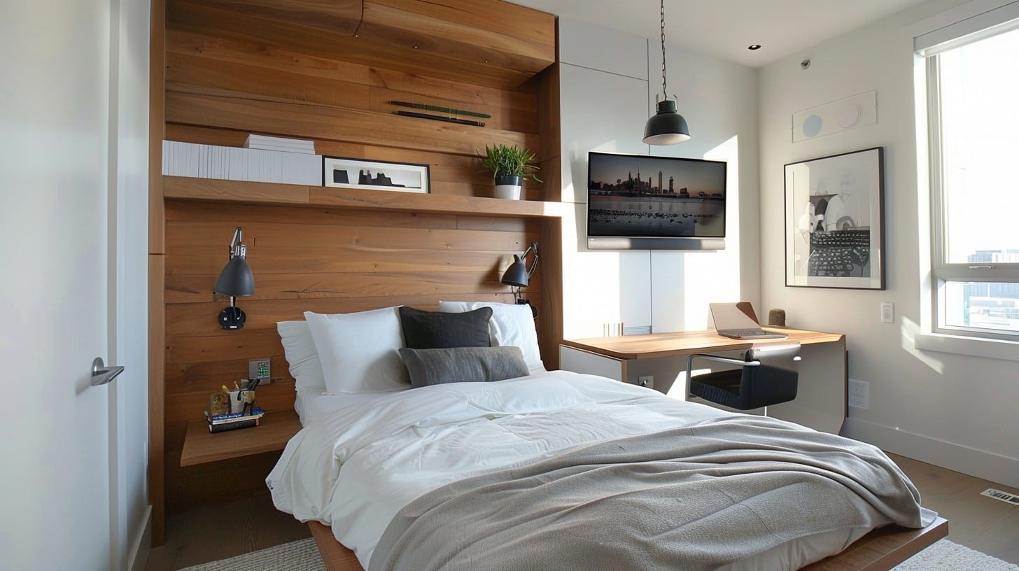 Wall-Mounted Desk Solution