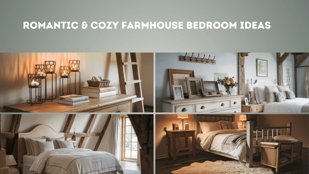78 Must-Try Romantic & Cozy Farmhouse Bedroom Ideas - Enthralling Gumption