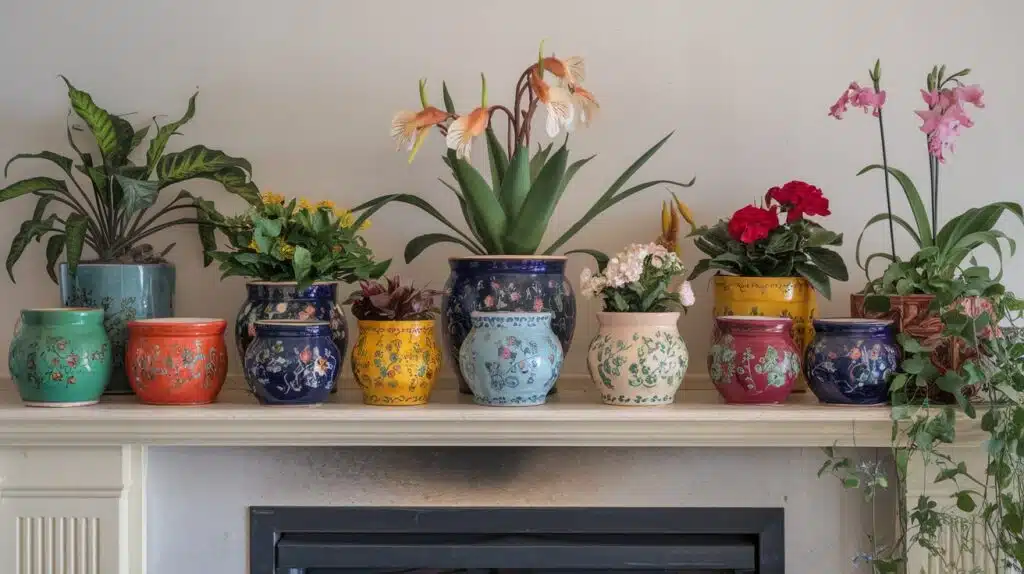 Colorful Ceramic Pots