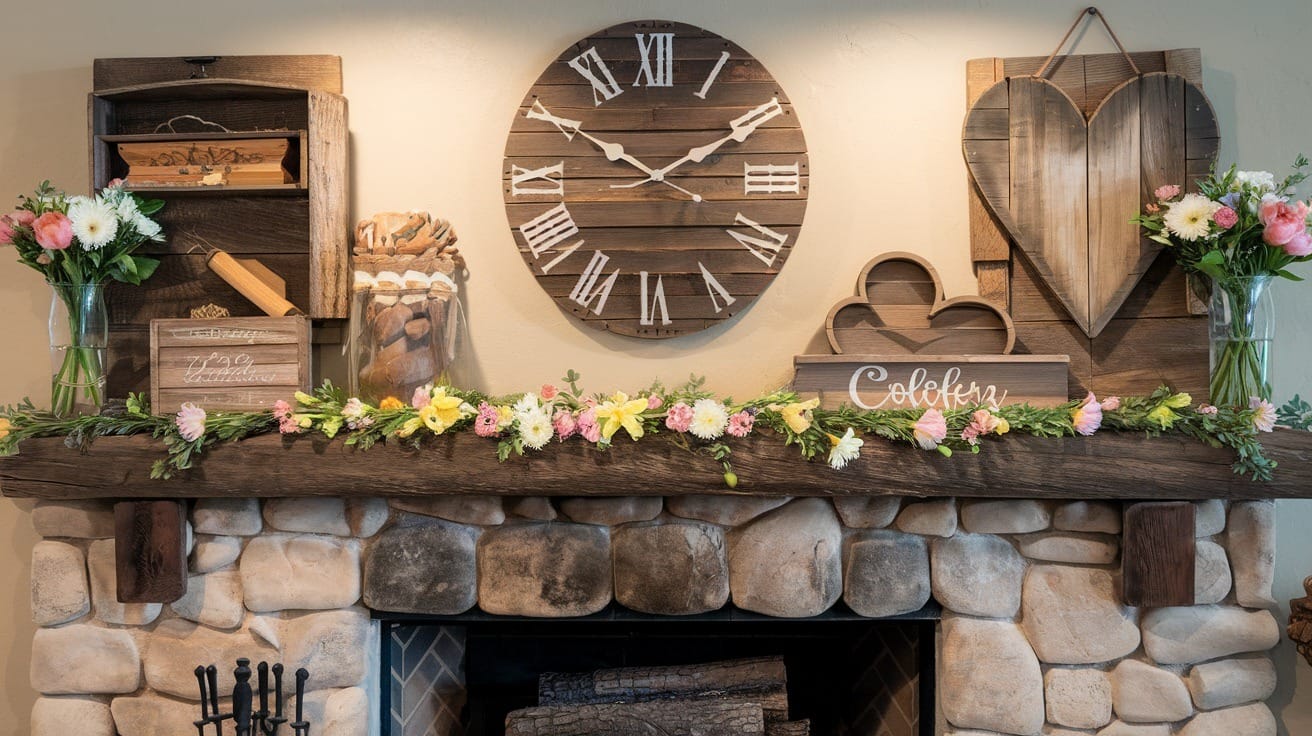 53 Creative Spring Mantel Decor Ideas for a Seasonal Refresh ...