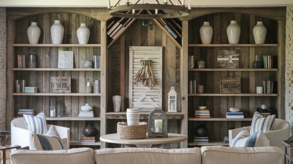 Rustic Open Shelving