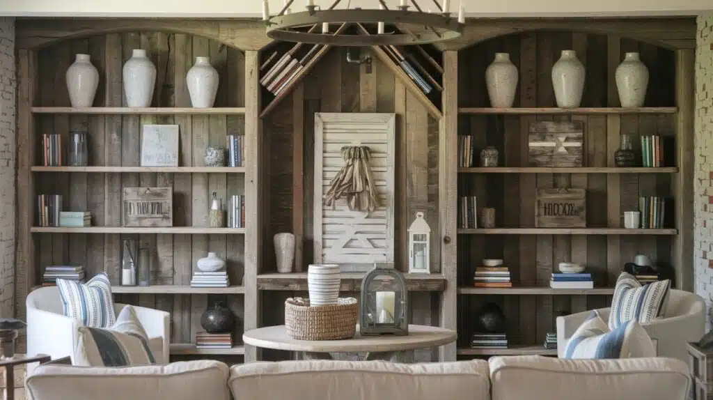 Rustic Open Shelving