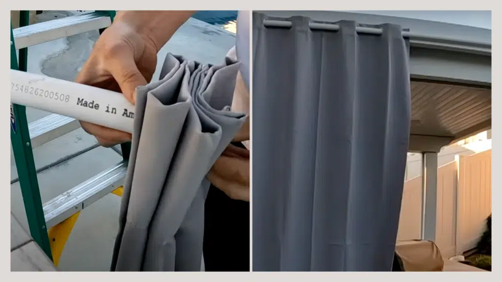 Step 5- Hang Curtains and Adjust for Proper Length