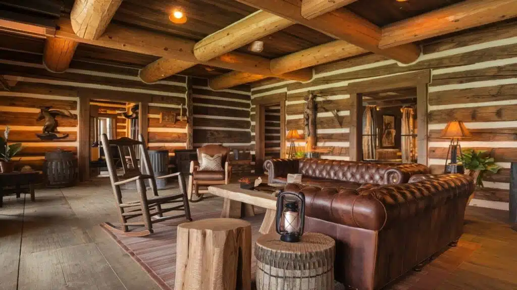 Wooden Beams on the Ceiling