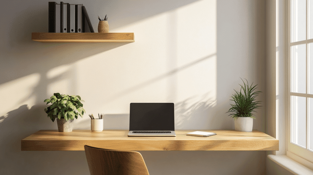 Wooden Floating Desks