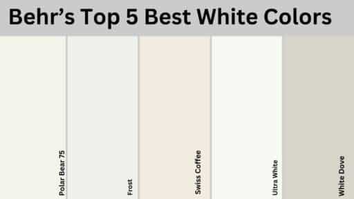 best behr white paint
