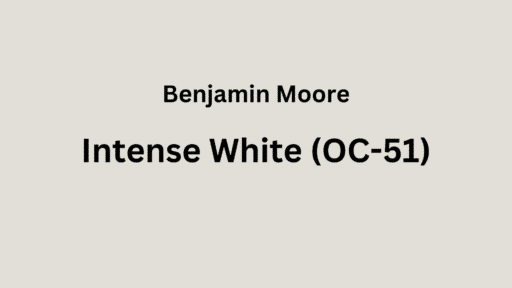 intense white benjamin moore
