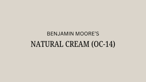 natural cream benjamin moore