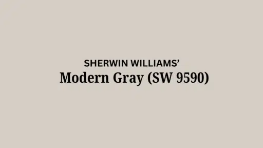 sherwin williams modern gray