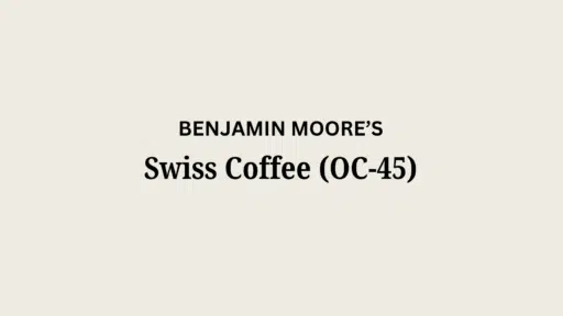 swiss coffee benjamin moore